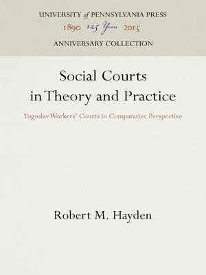 cover image of Social Courts in Theory and Practice